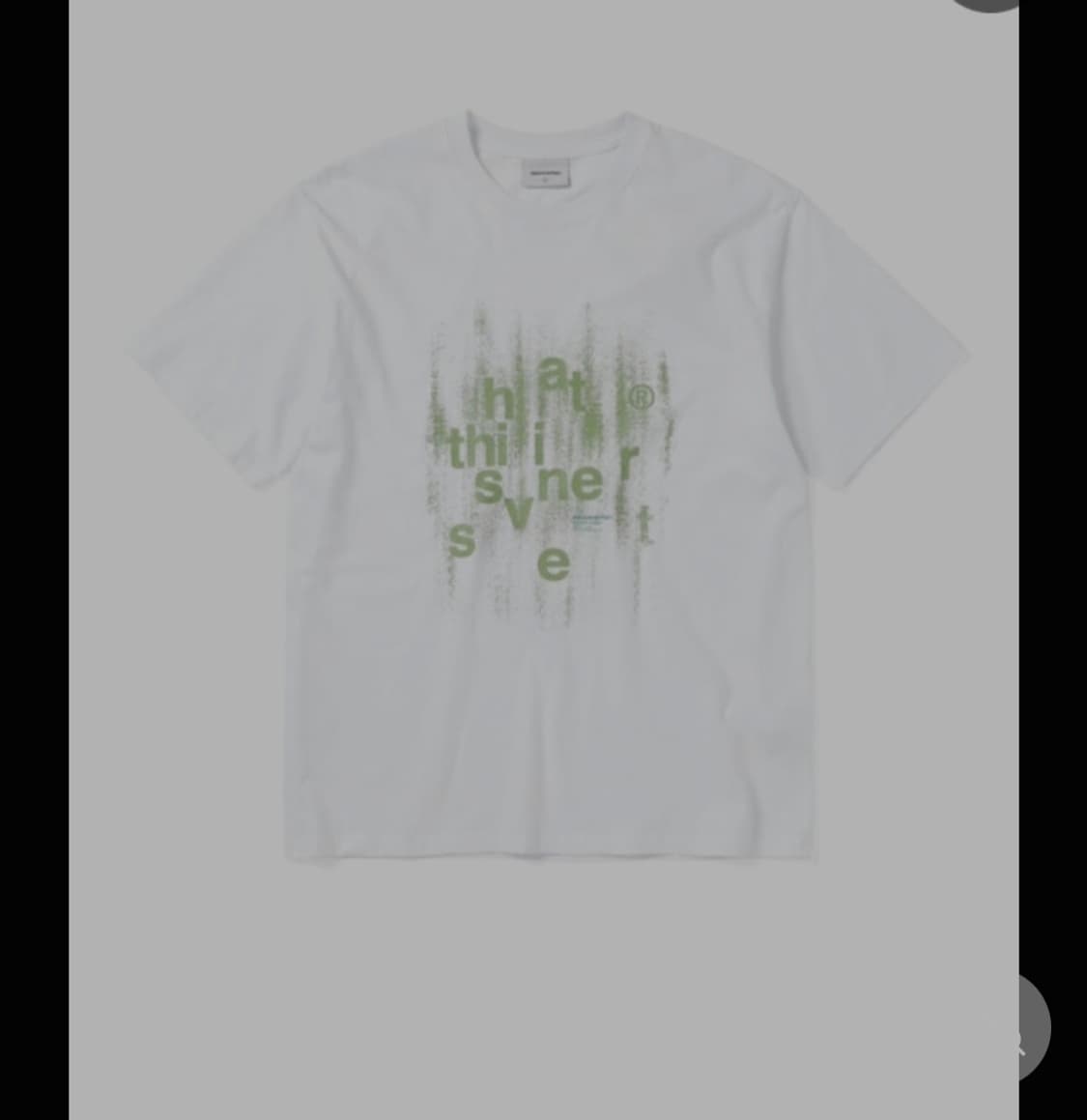 디스이즈네버댓 brushed paint tee L 상품이미지1