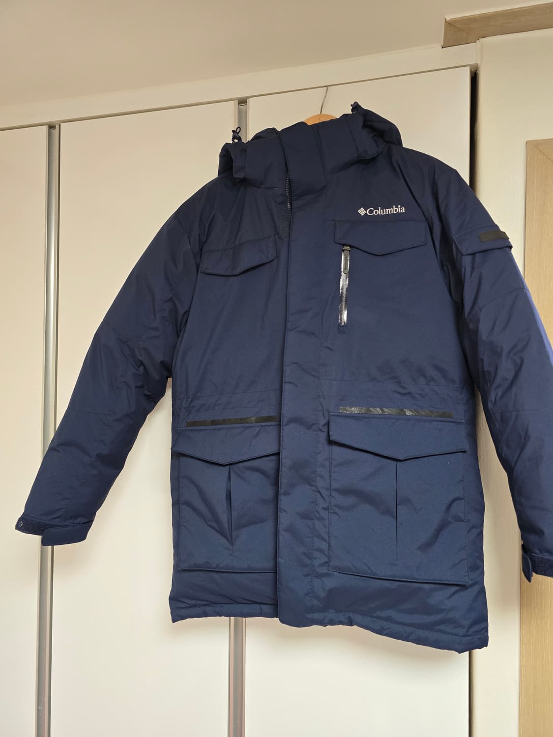 컬럼비아 네이비 덕다운 패딩 L 100 상품이미지1