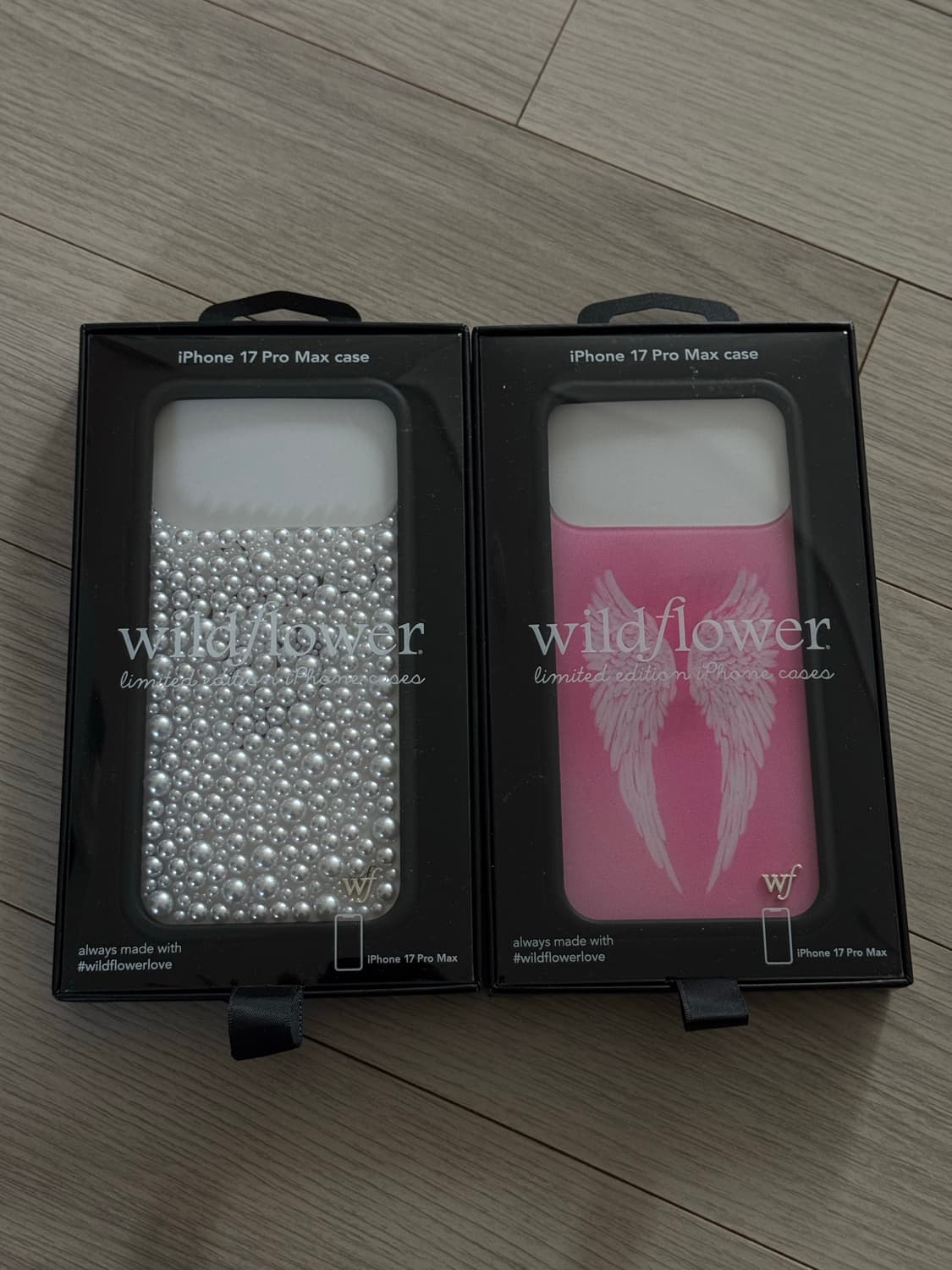 와일드플라워 진주 + 엔젤 아이폰 케이스 상품이미지1