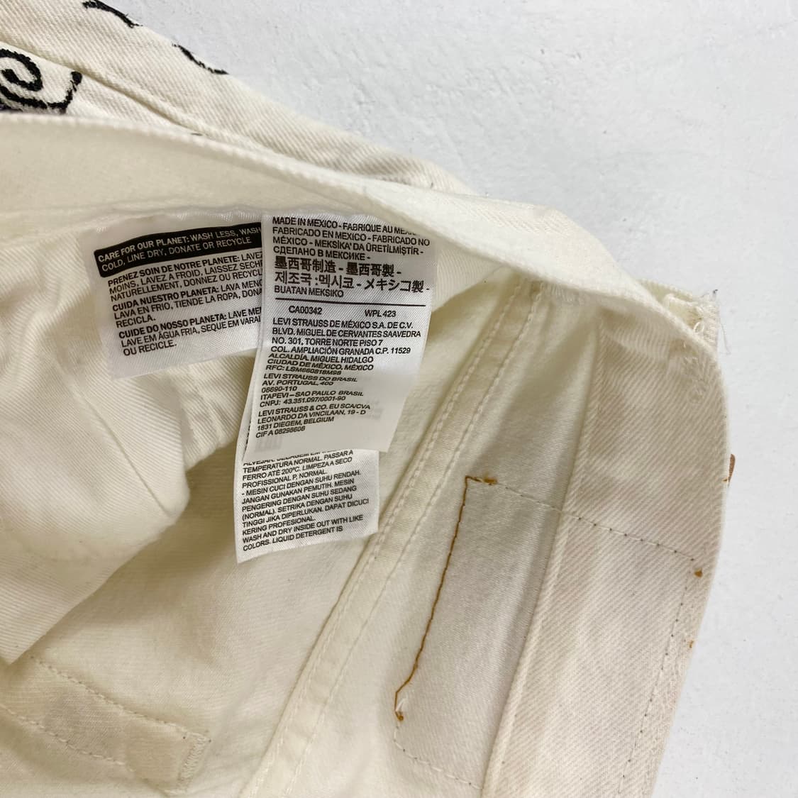 스투시 X 아워레가시 X 데님티어스 TTL 501 데님 진 (29)  - 상품이미지10