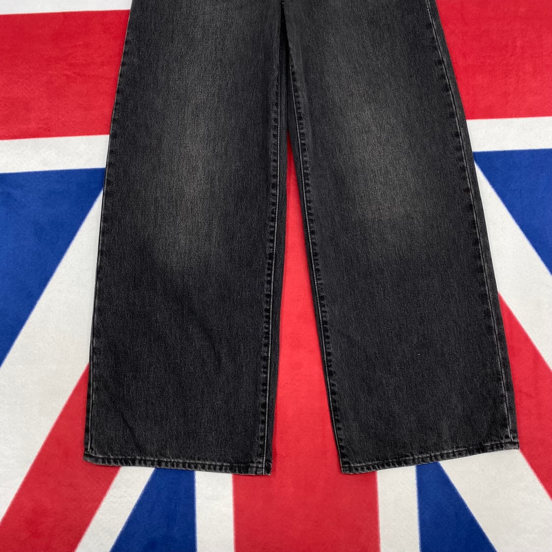 리바이스 와이드 흑청데님팬츠 여성27 상품이미지3