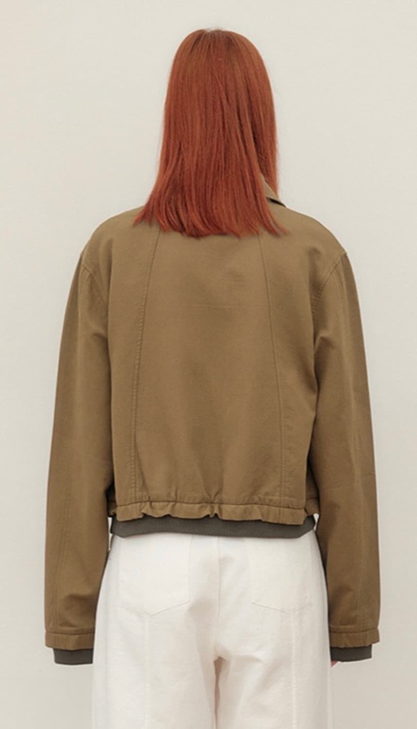 유즈 COTTON LOOSE FIT JUMPER-KHAK 상품이미지3