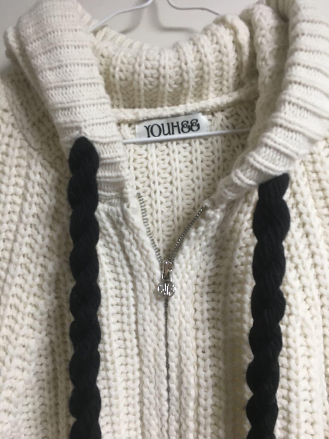 유희 youhee 니트 후드집업 상품이미지4