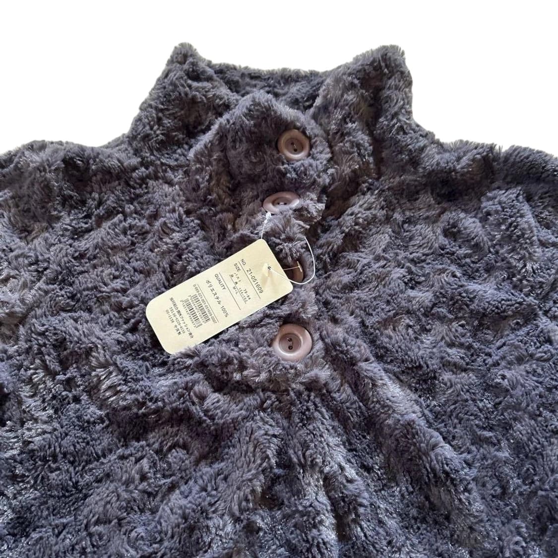 빈티지 퍼 베스트 그레이 상품이미지3