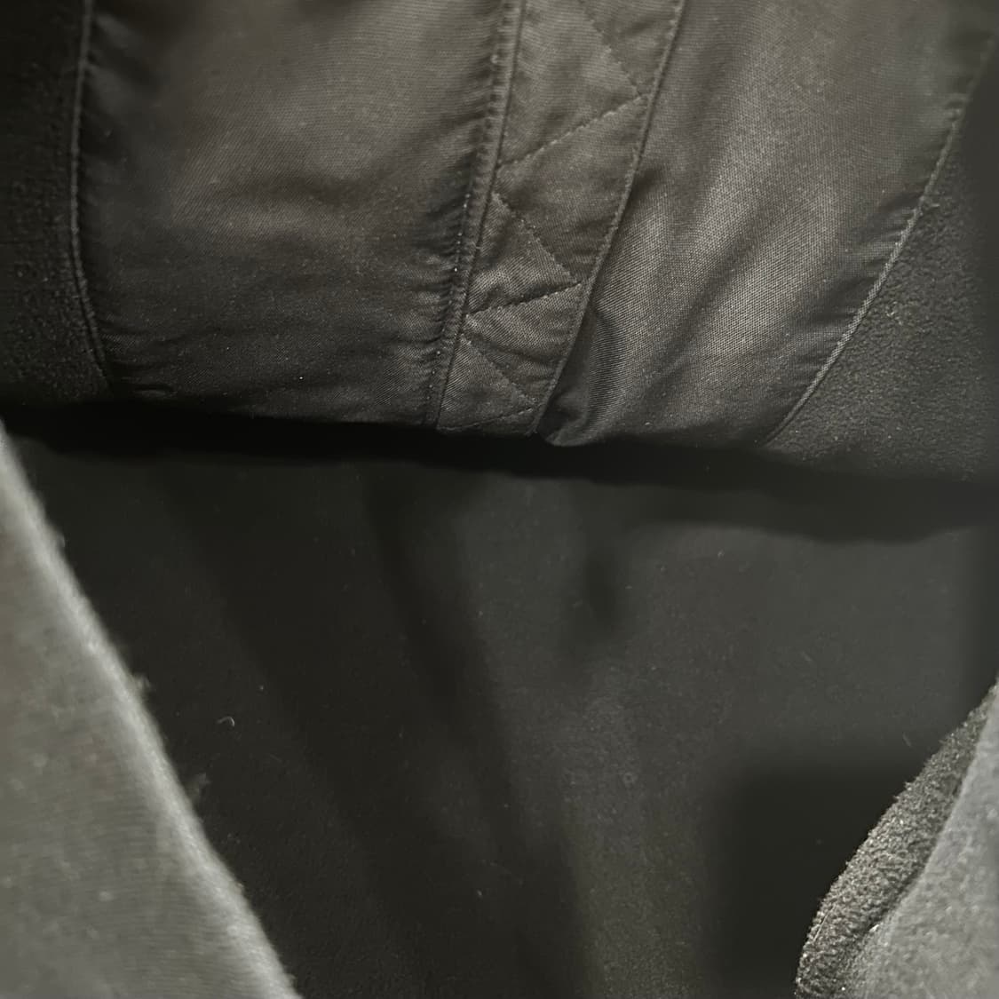 빈티지 이너후리스 라운드카라 퀼팅 자켓 상품이미지4