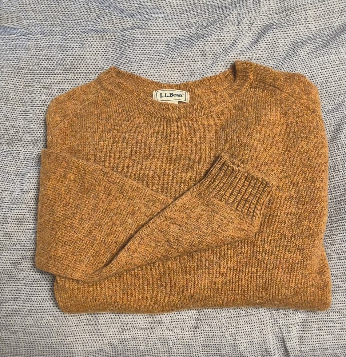 엘엘빈 뉴질랜드 울 니트 스웨터 (스코트랜드 제조) L ~ XL 상품이미지1