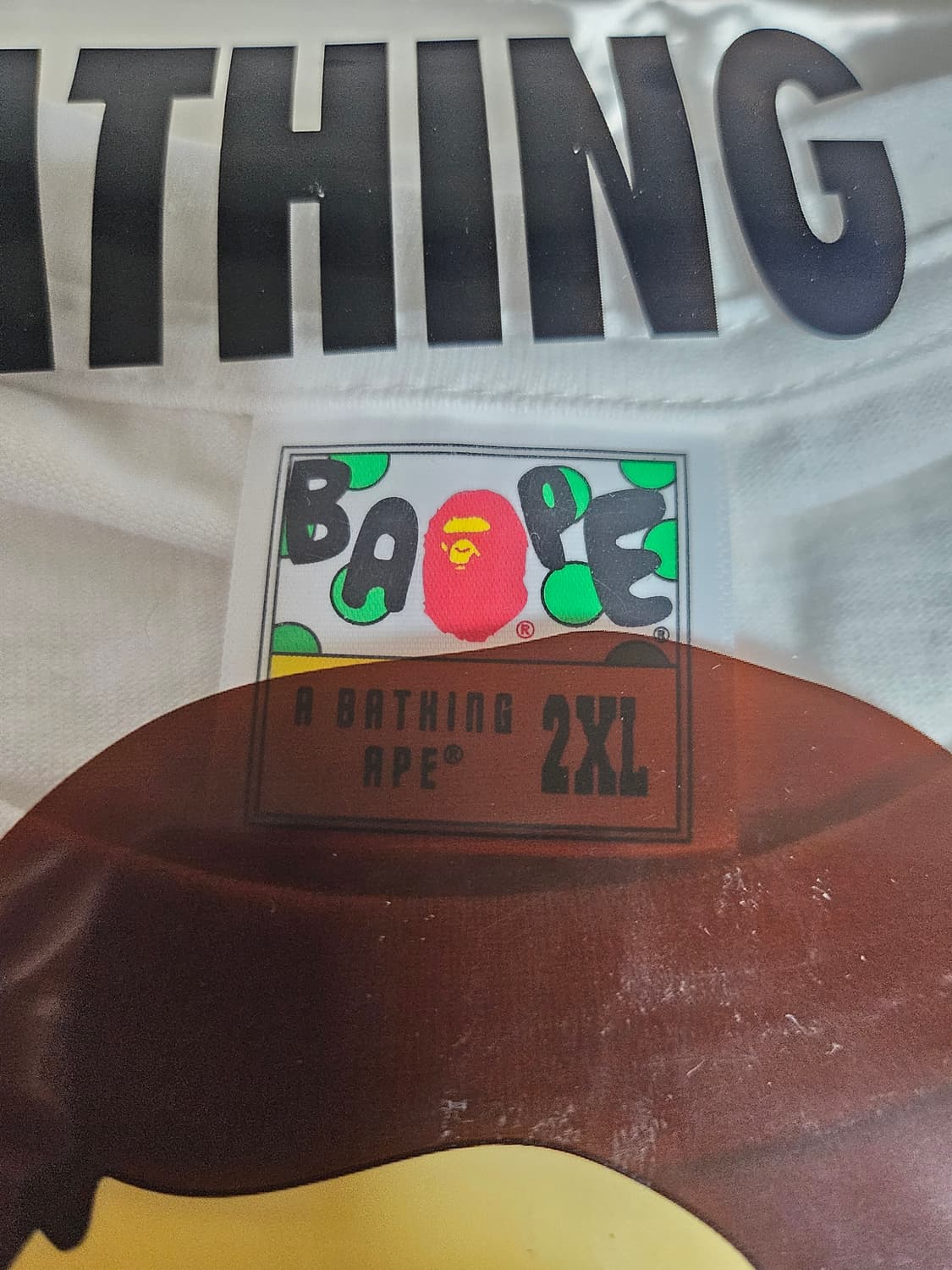 베이프 정품 2XL 재팬니즈 팬 부채 반팔티 상품이미지4