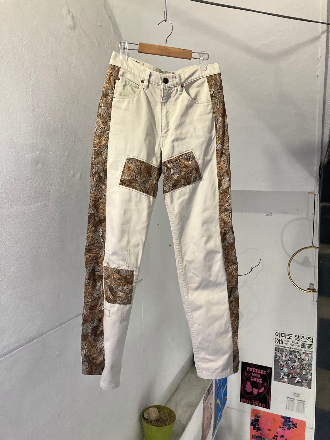 리바이스 Levis 리폼 페이즐리 스트레이트핏 팬츠 상품이미지1