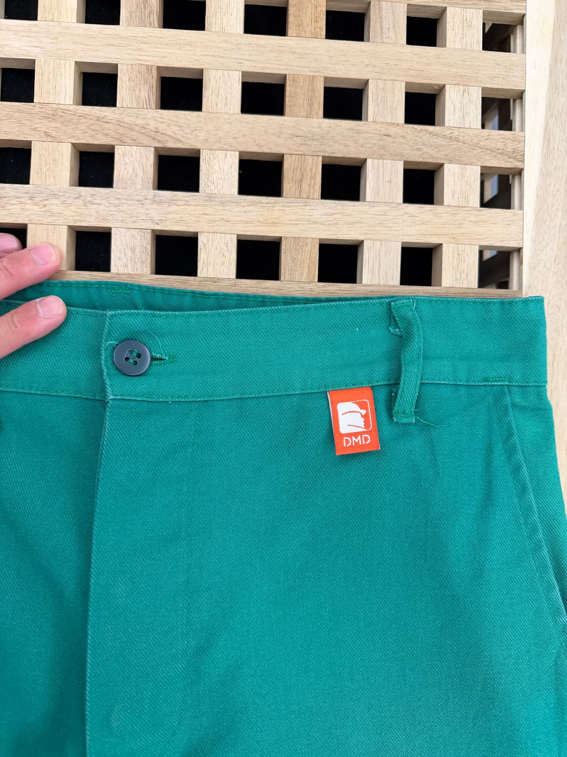 2000s DMD WORKWEAR GREEN FRENCH 프렌치워크팬츠 상품이미지7