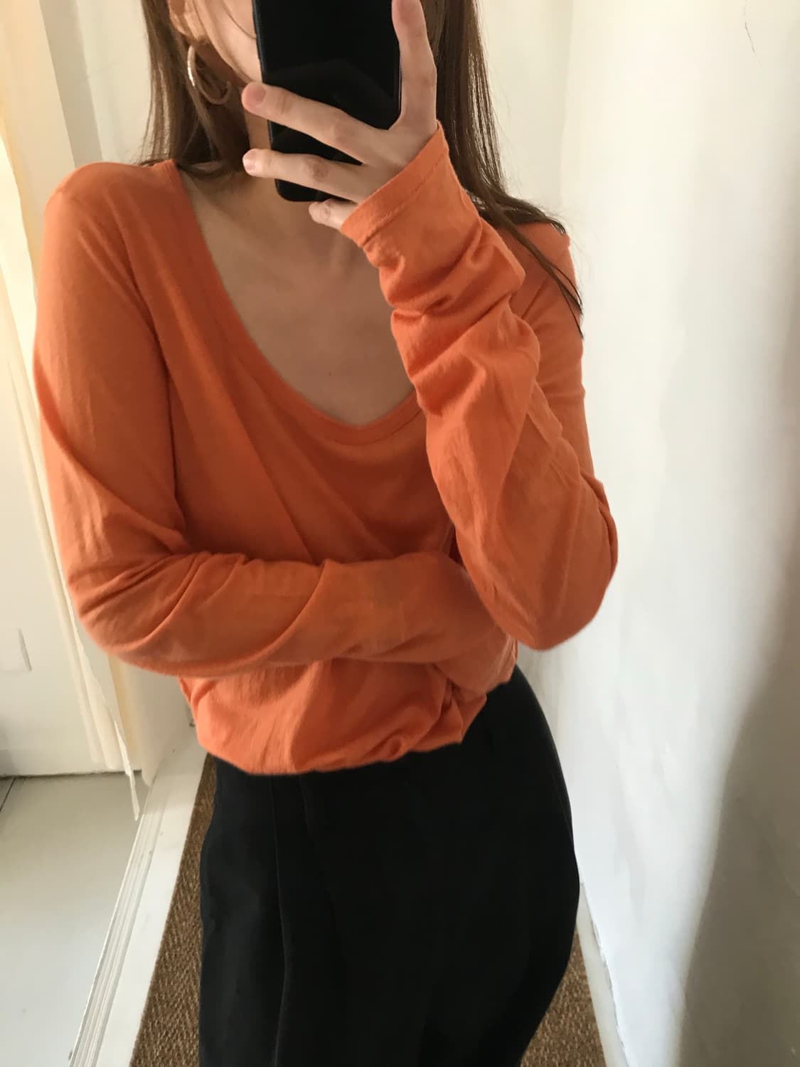 orange long sleeves 상품이미지6
