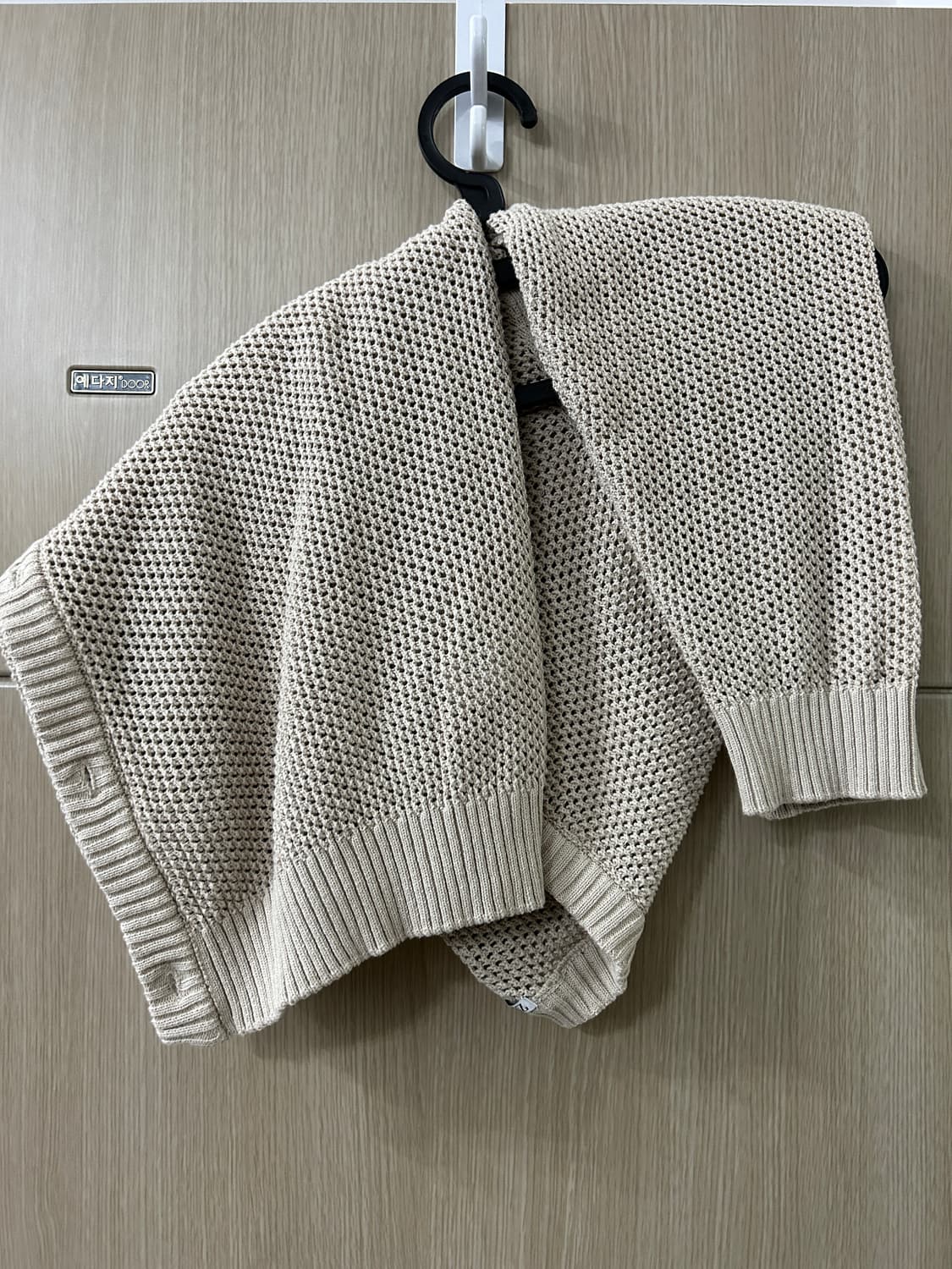 자라 텍스쳐드 크로켓 메쉬 가디건 Sand Brown L 상품이미지5