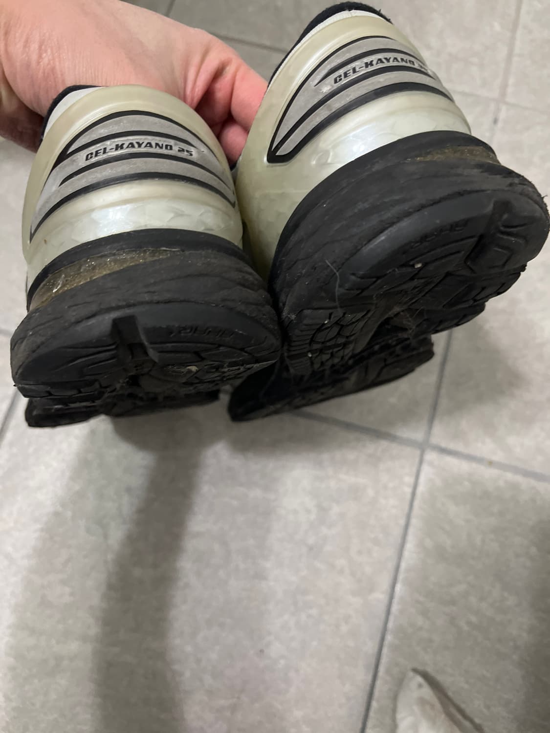 아식스 젤카야노 25 글레이셔 그레이 265 사이즈 상품이미지4