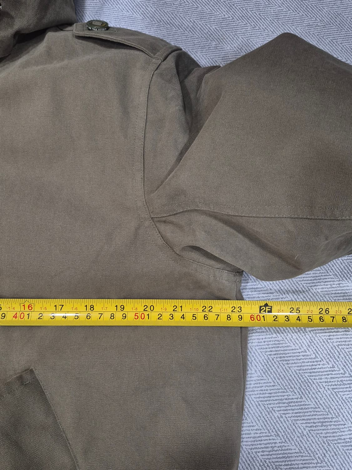 뉴에라 구스다운 롱패딩 파카 점퍼 카키색 남성 95~100사이즈 상품이미지8