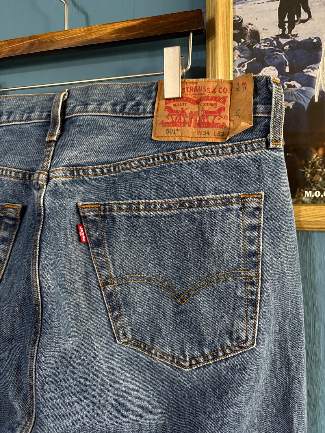 00‘s Levis 501 Denim pant. 상품이미지9