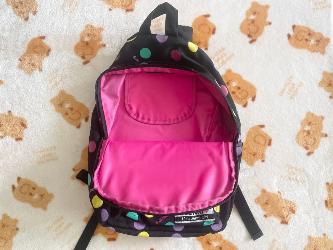 모리걸 빈티지 y2k 갸루 하트 도트 백팩 🖤💗💛🩵💜 상품이미지4