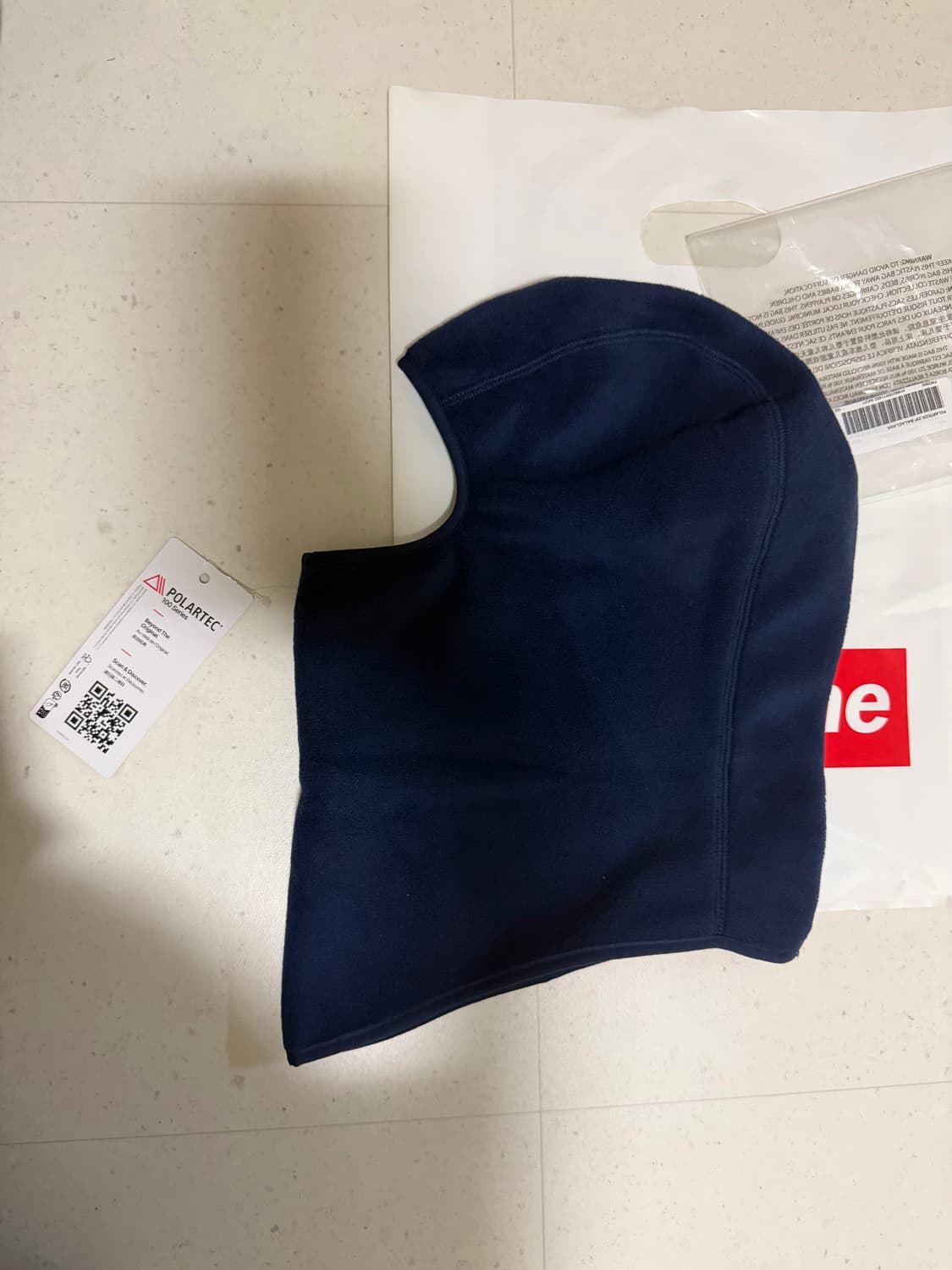 슈프림 폴라텍 집 바라클라바 네이비 - 25FW 상품이미지2