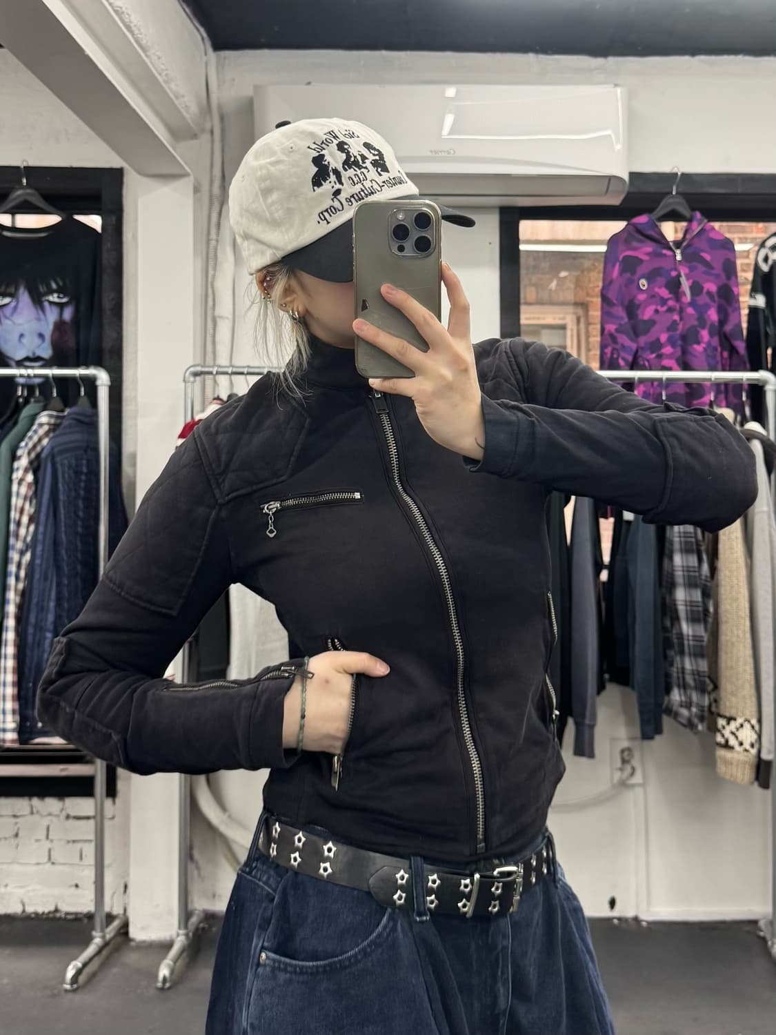 폴로 랄프로렌 피그먼트 코튼 바이커 자켓 상품이미지3