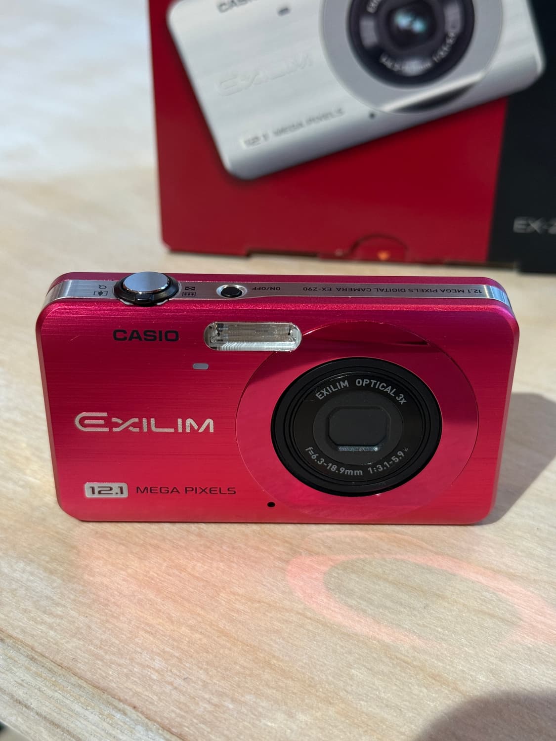 바로사용/작례o) 카시오 엑슬림 ex z90 핑크 상품이미지2