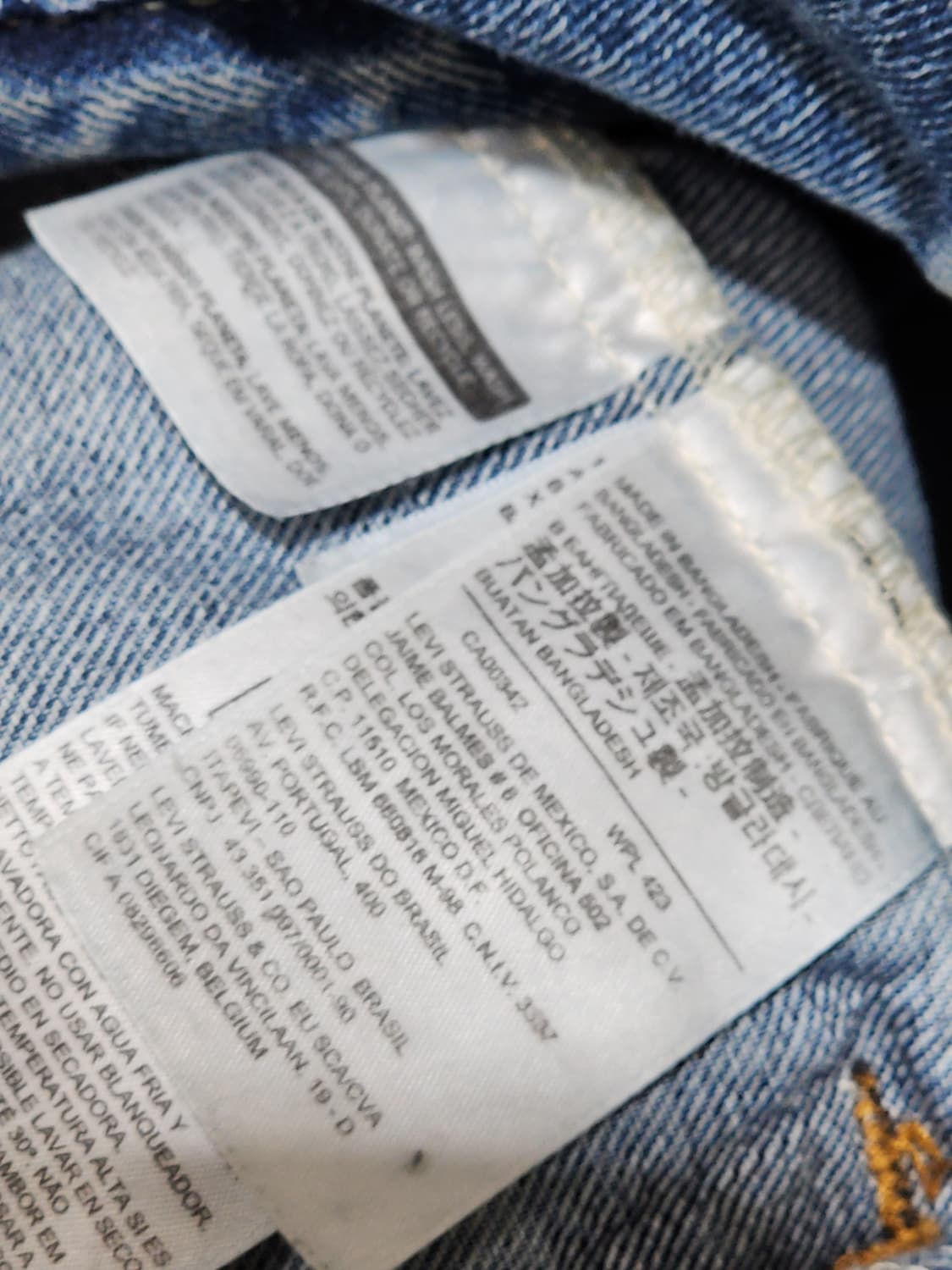 (M) 리바이스 청자켓 연중청 데님자켓 레드탭  상품이미지5