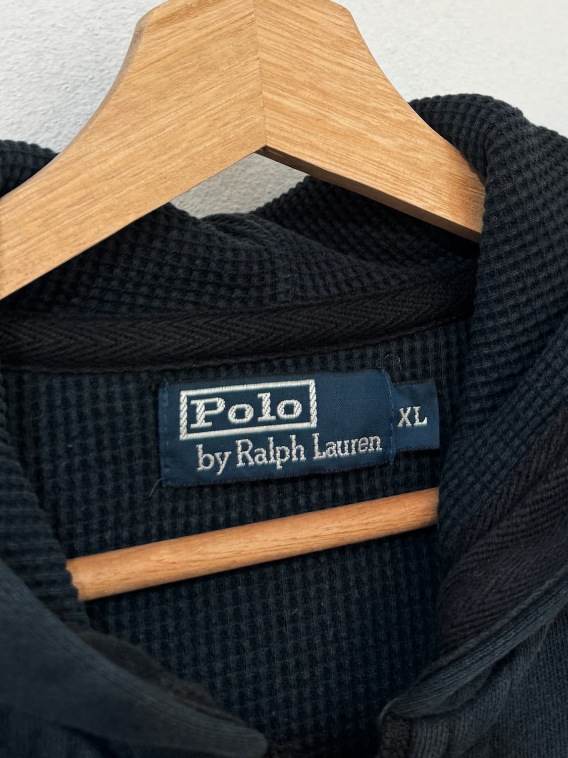 폴로 블랙 써멀 후드집업 상품이미지5