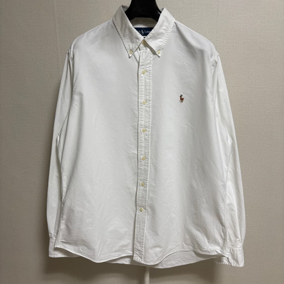 폴로 랄프로렌 커스텀핏 옥스포드 셔츠 / 화이트, L 상품이미지1