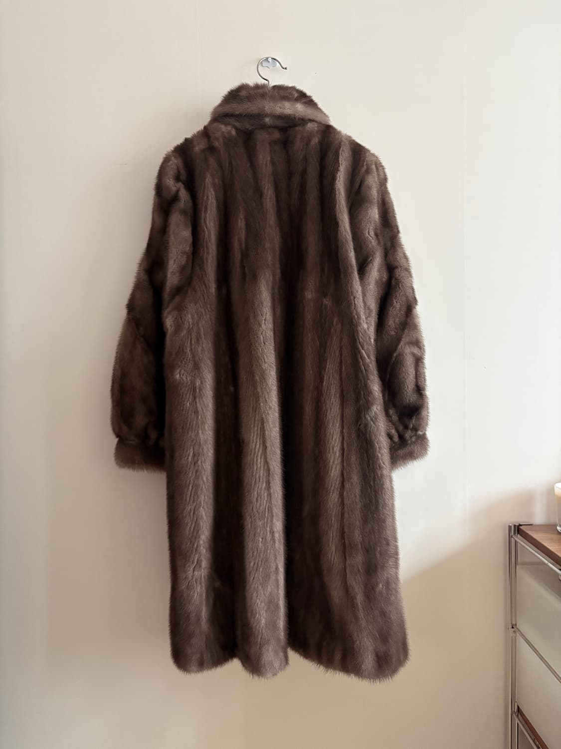 그레이빛 밍크코트 리얼퍼코트 상품이미지4