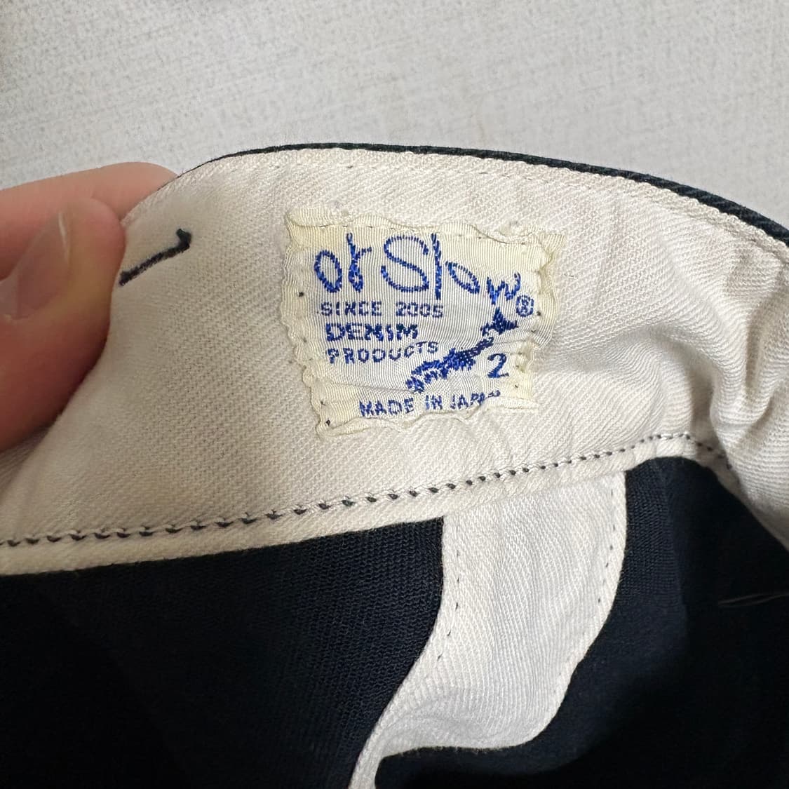 오어슬로우 투턱 8부 벌룬 치노팬츠 / 네이비, 2 상품이미지5