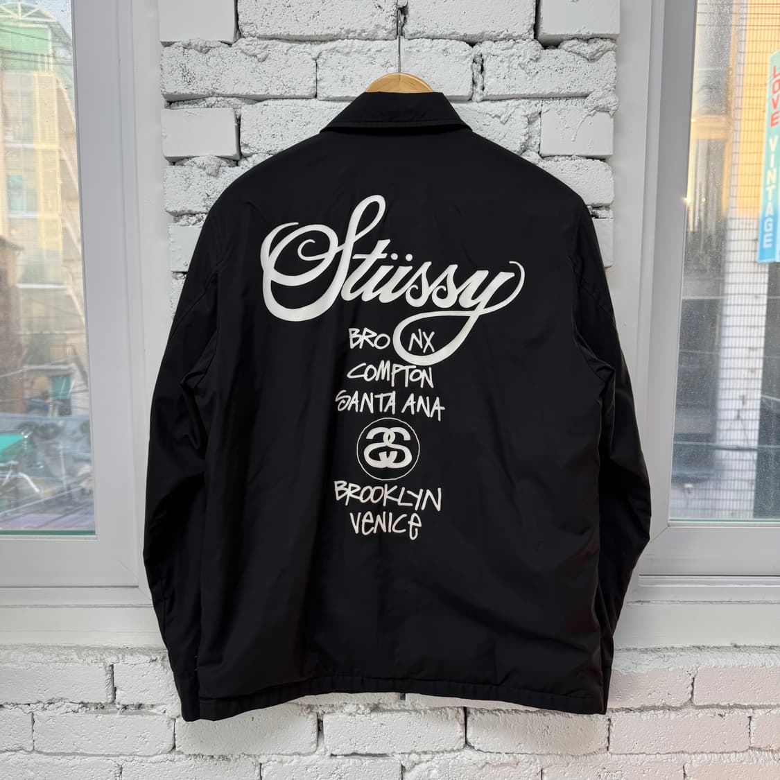 스투시 월드투어 코치자켓  상품이미지3