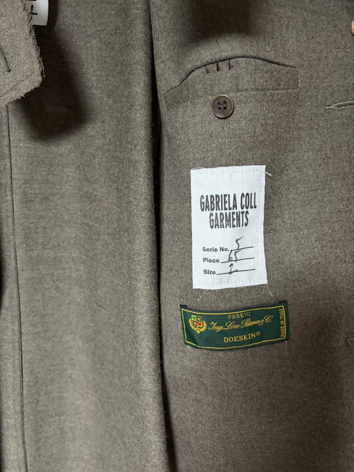 [2] 가브리엘라 콜 가먼츠 No.5 로로피아나 코트 상품이미지3