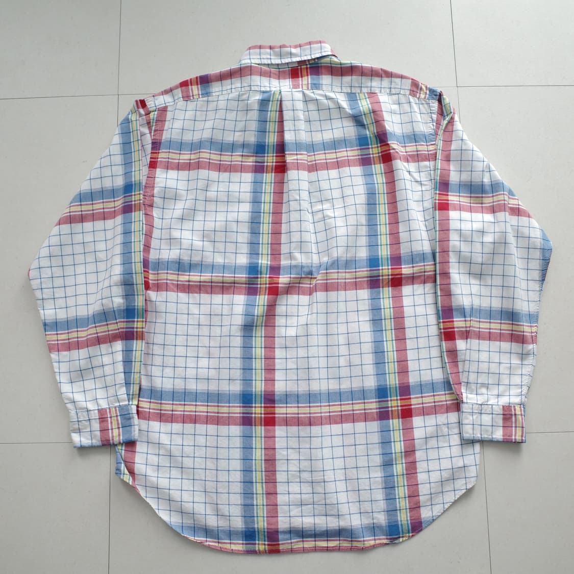 90s 폴로 랄프로렌 빈티지 체크 셔츠 (L) 상품이미지7