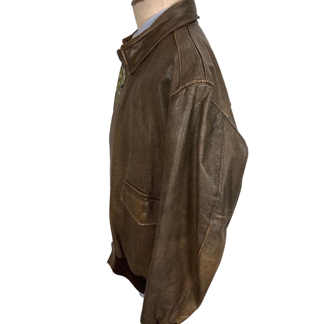 [L,42] 80년대 엘엘빈 고트스킨 a2자켓 상품이미지2