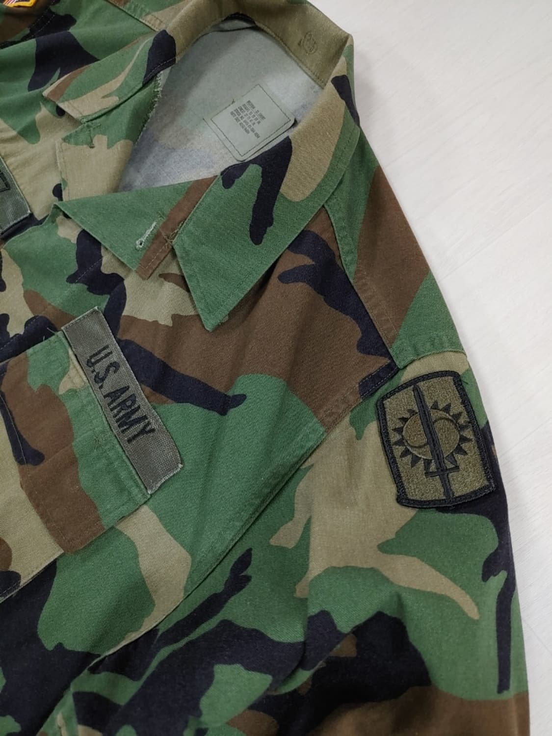 90년대 미육군 BDU 헤비웨이트 셔츠 M-XXS 상품이미지5