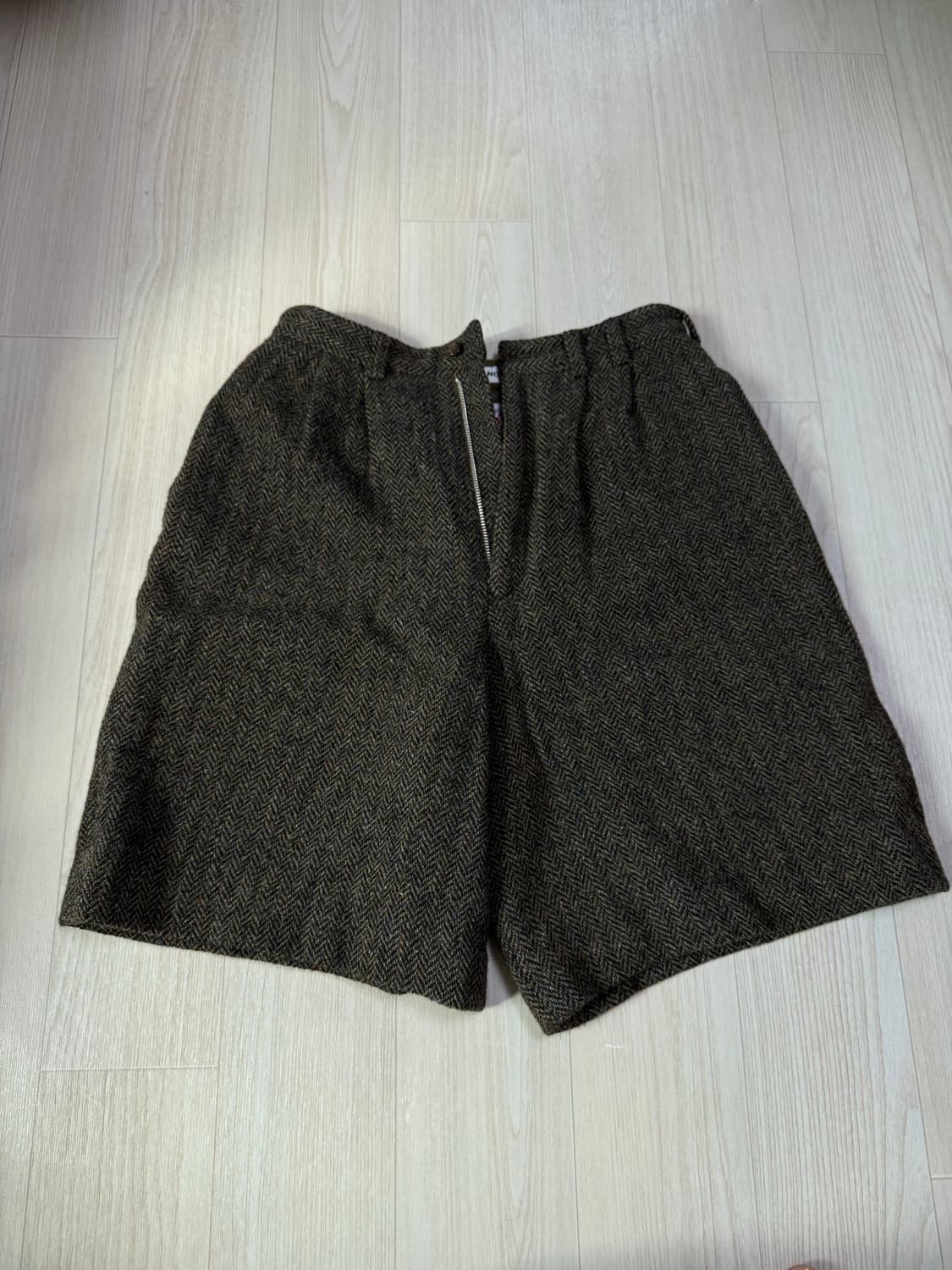 해리스트위드 빈티지 울 숏츠 상품이미지1