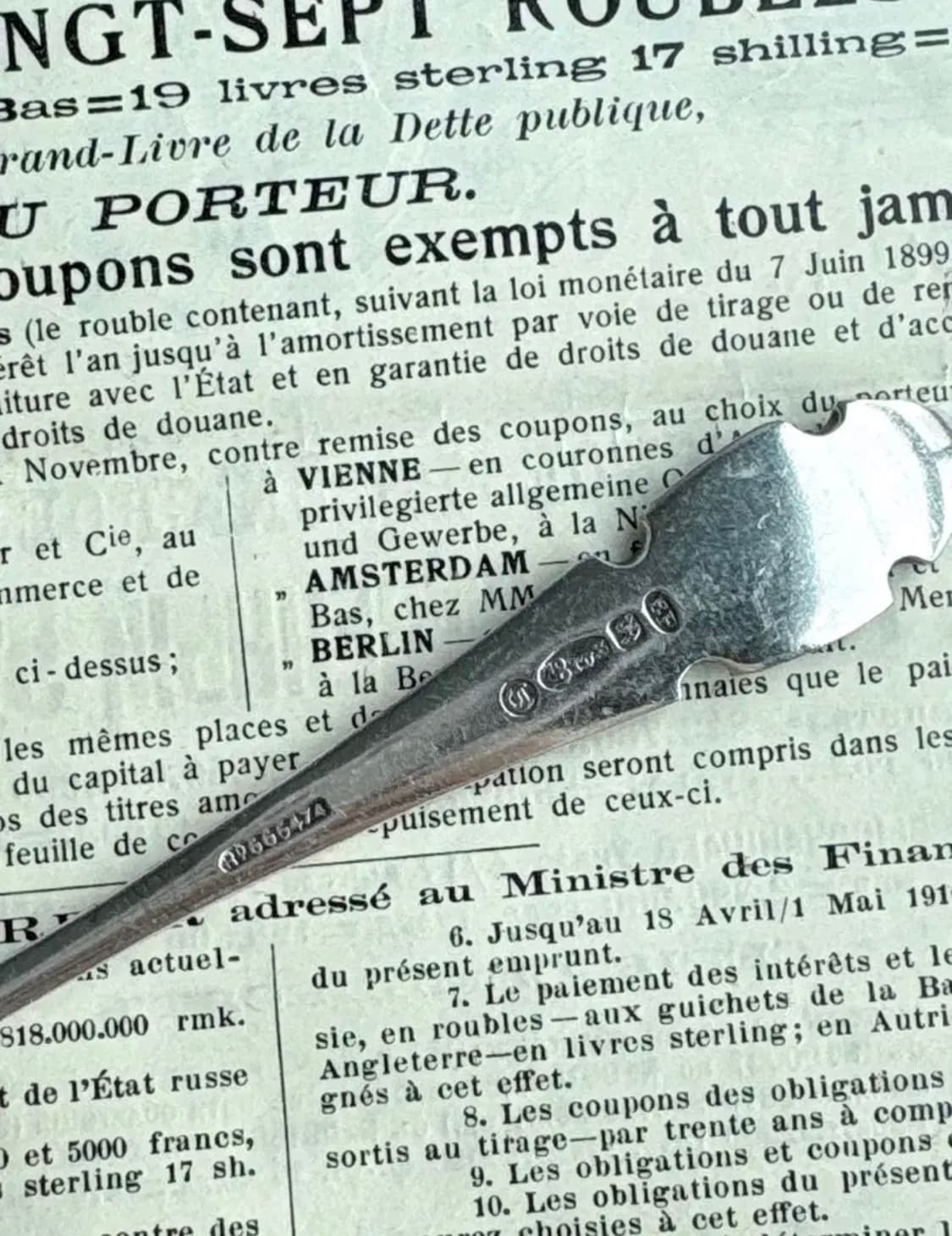 1900s Cooper Brothers & Sons Ltd. 디저트스푼 상품이미지3