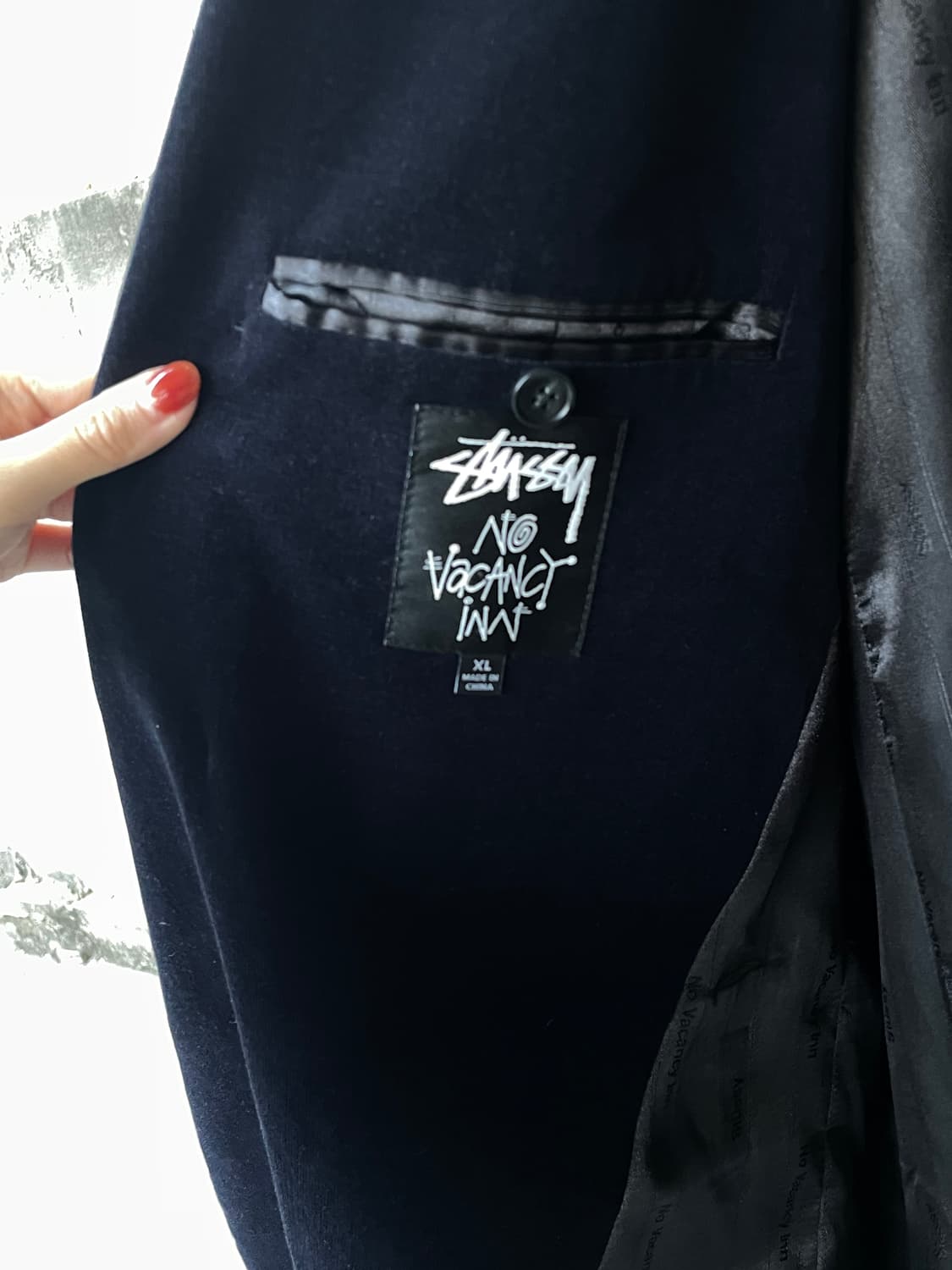 스투시 x 노 베이컨시 인 더블 블레이져 자켓 상품이미지8