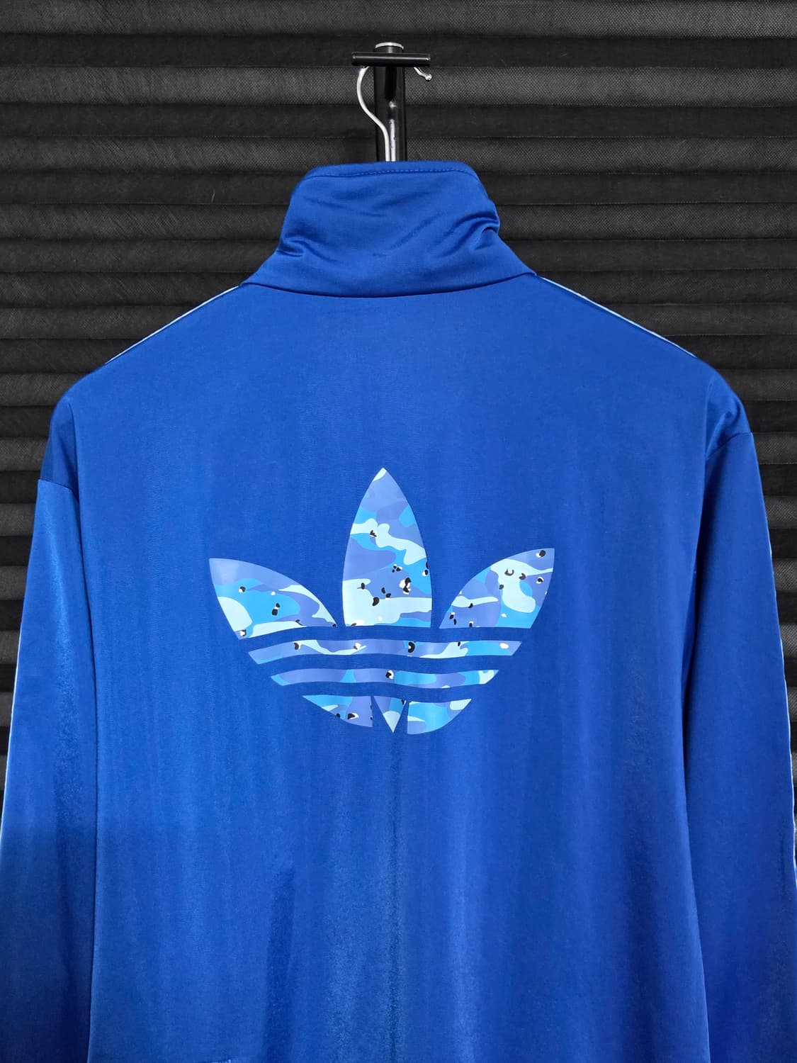 [아디다스] 파이어버드 블루 카모 로고 트랙탑 져지 | 00064 상품이미지6