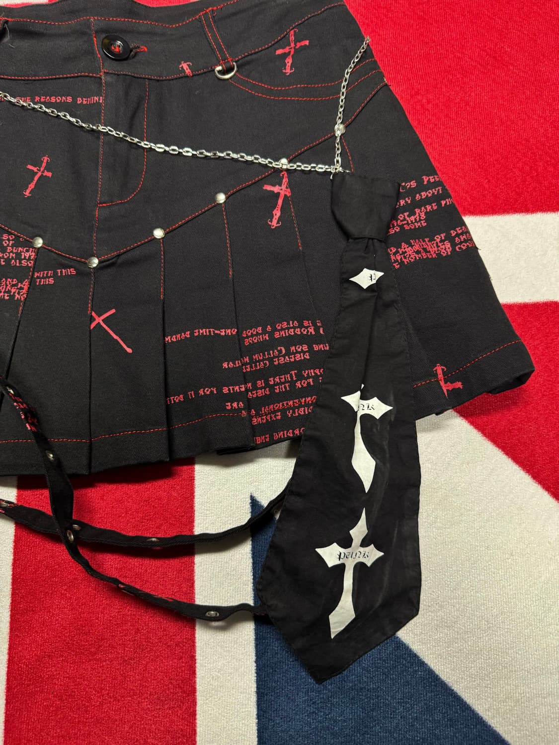 나나 펑크 타이 스커트 상품이미지4