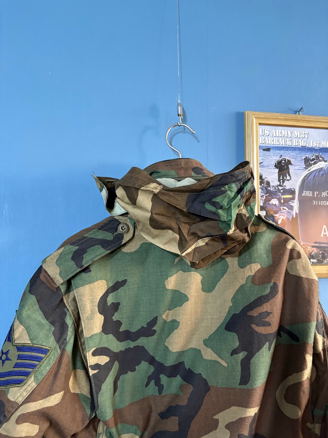 80‘s U.S Army Woodland Camo M-65 Field  상품이미지8