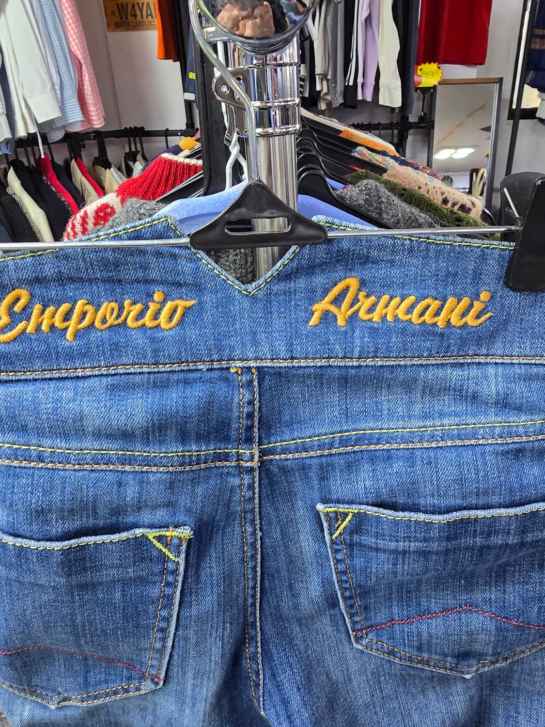 엠포리오 아르마니 빈티지 데님 청바지 부츠컷 (1404) 상품이미지5