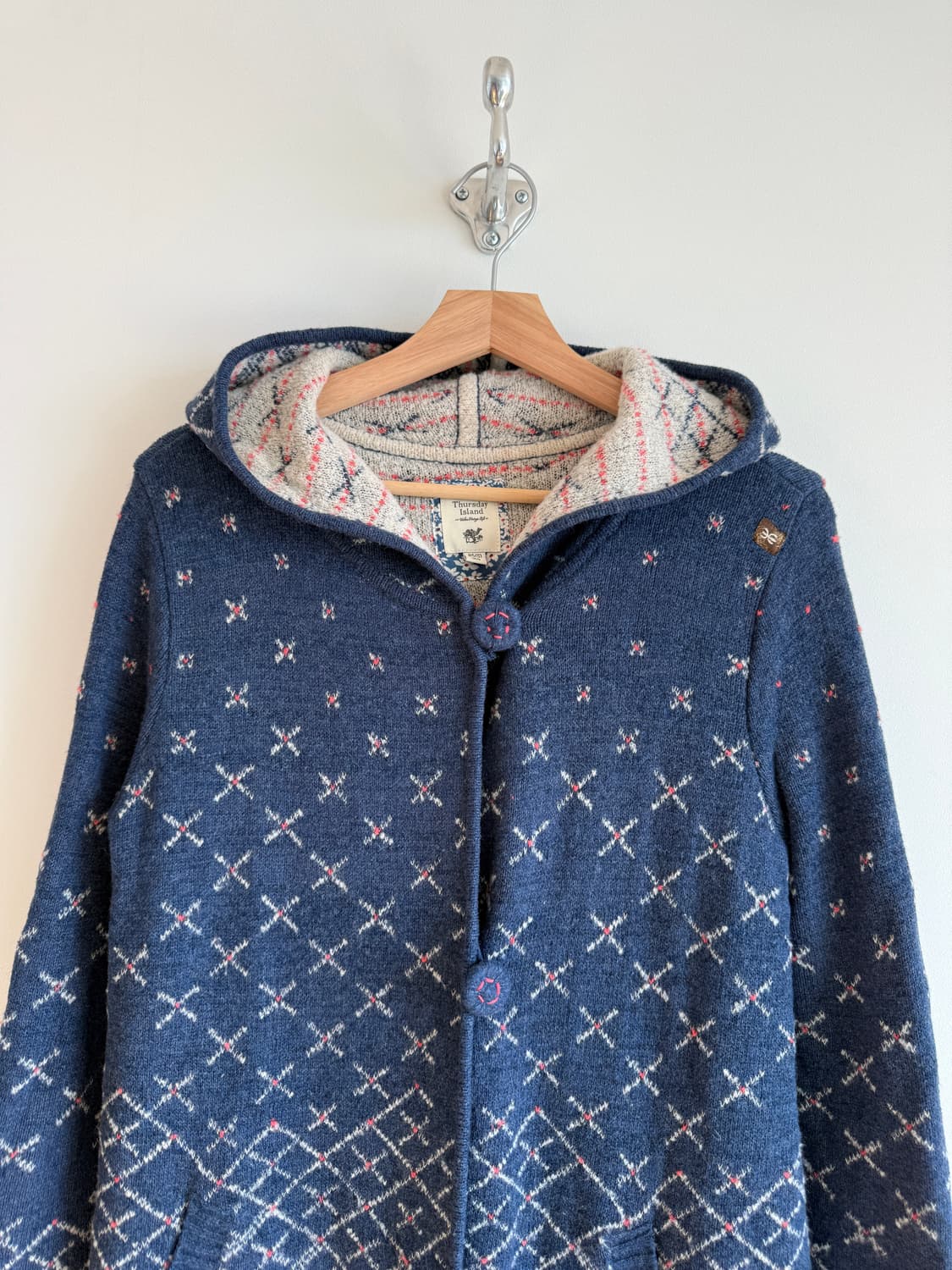 써스데이 아일랜드(Thursday Island) 후드 롱 가디건 상품이미지2