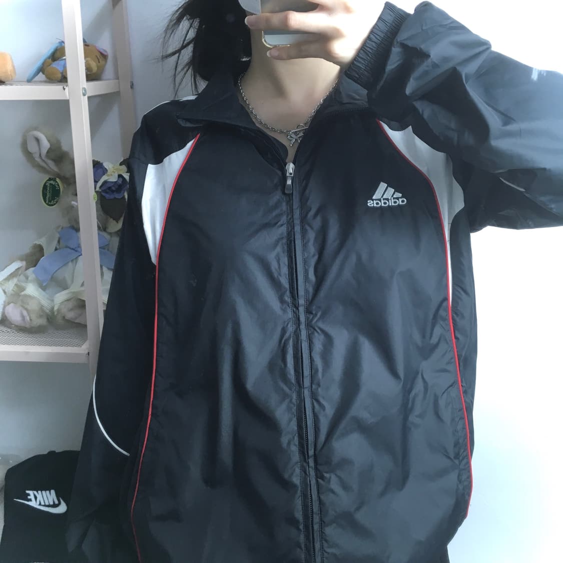 아디다스 검+흰+빨 올드 바막 상품이미지2