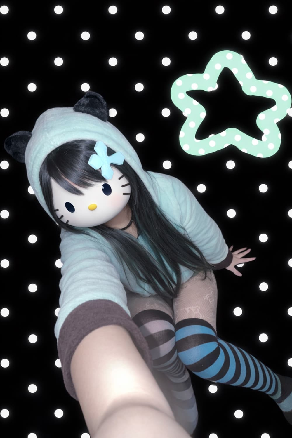 Neko Mint Hoodie Zip-up 상품이미지1