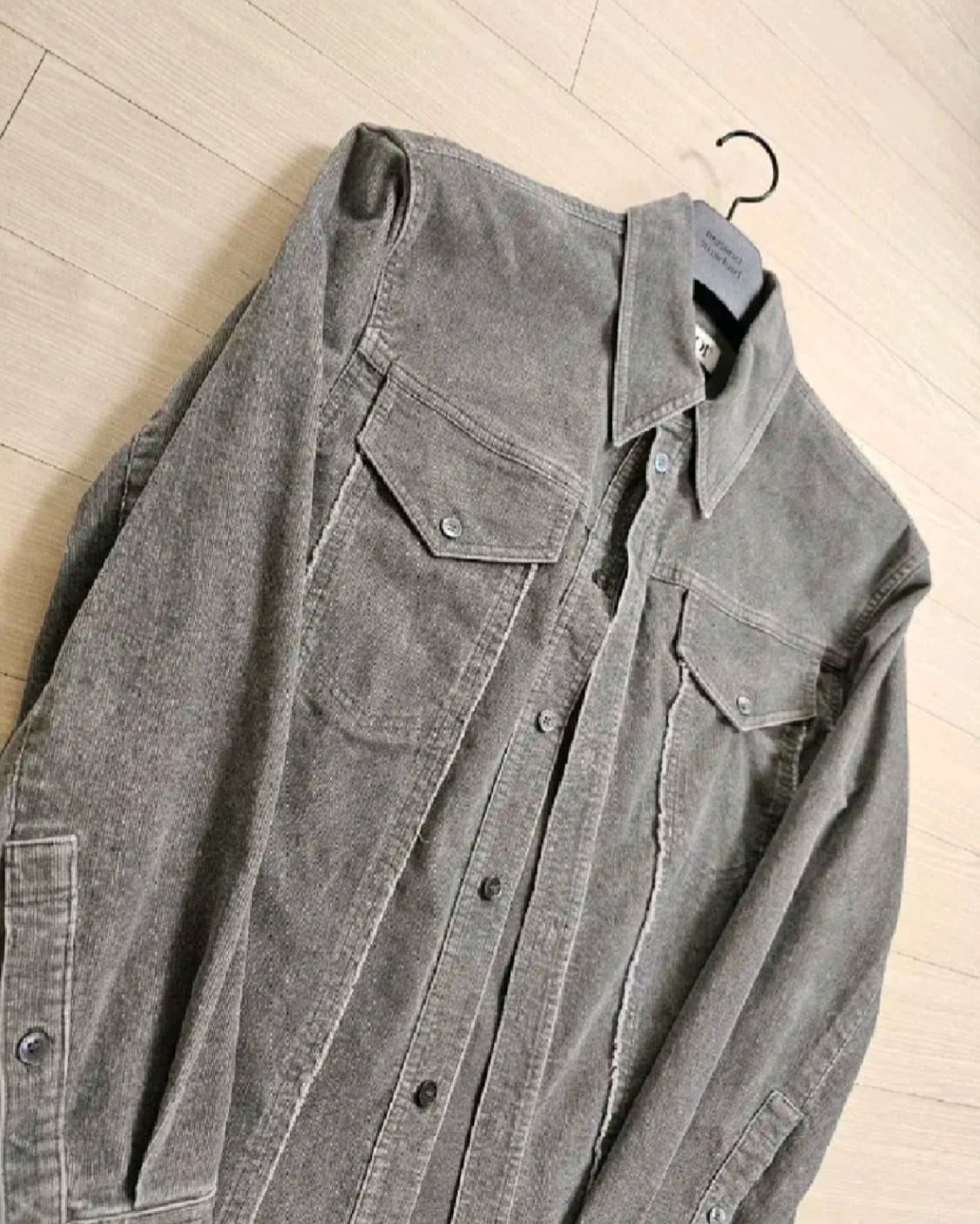 쿠어 코듀로이 컷오프 셔츠/ /S사이즈/ 새제품 상품이미지2