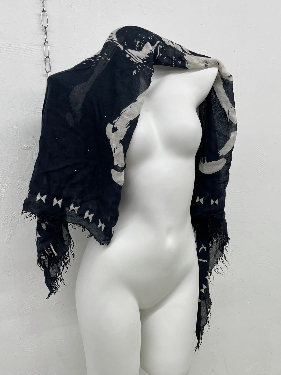 펑크 스컬 수술 머플러💀 상품이미지3