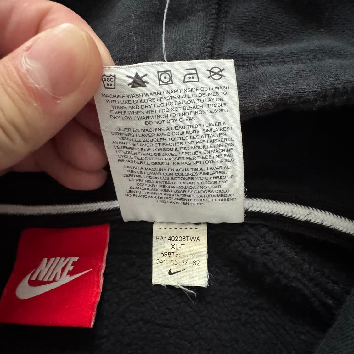 NIKE 일본빈티지 xxl 후드집업 나이키 빈티지후드집업 나이키후드집업 상품이미지6