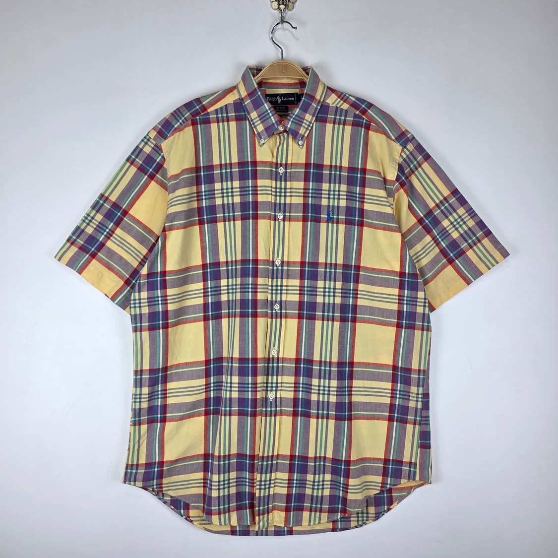 랄프로렌 마드리스 체크 반팔셔츠 상품이미지1