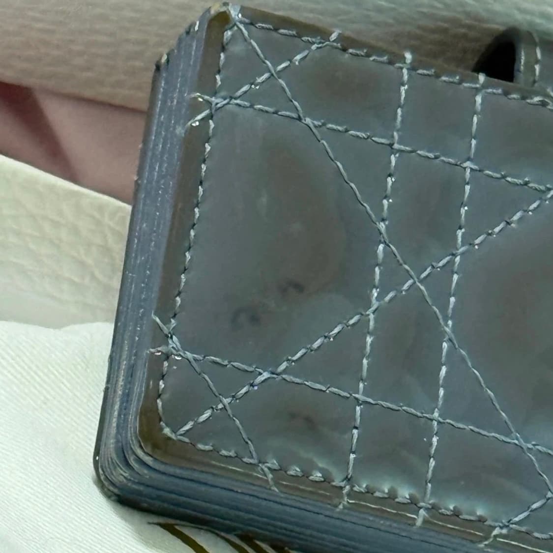 풀박스 디올 페이던트 까나쥬 아코디언 카드지갑 상품이미지8