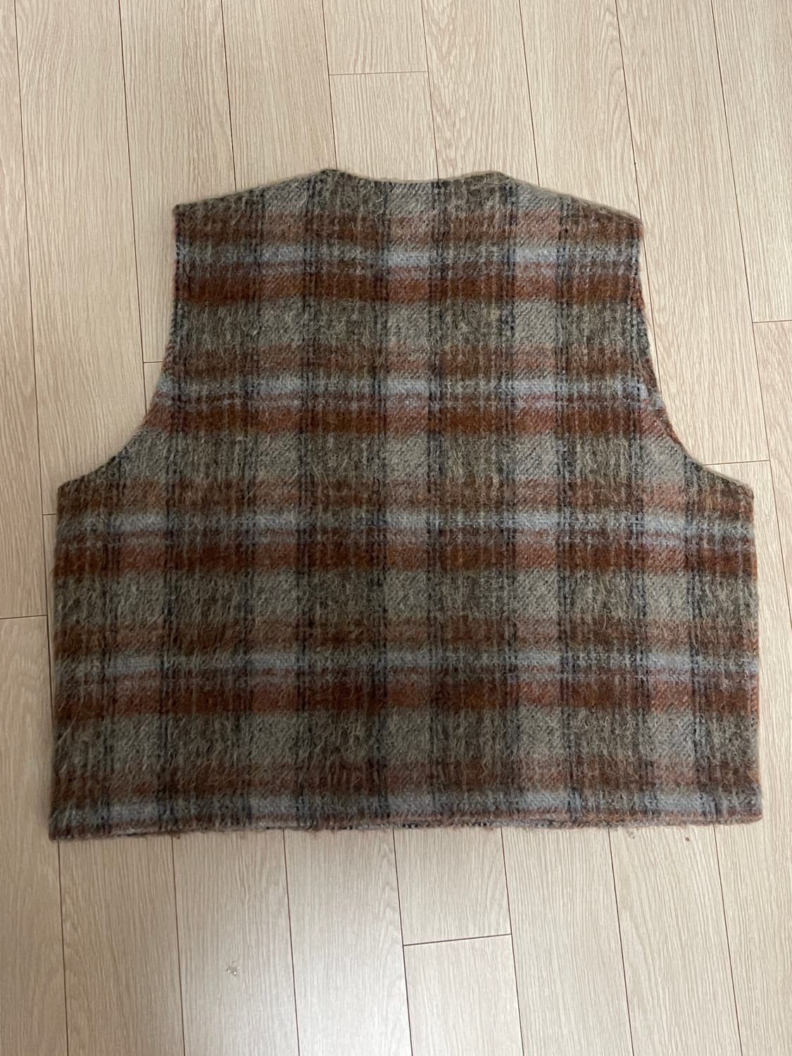 Our legacy 아워레가시 체크 모헤어 베스트 상품이미지3