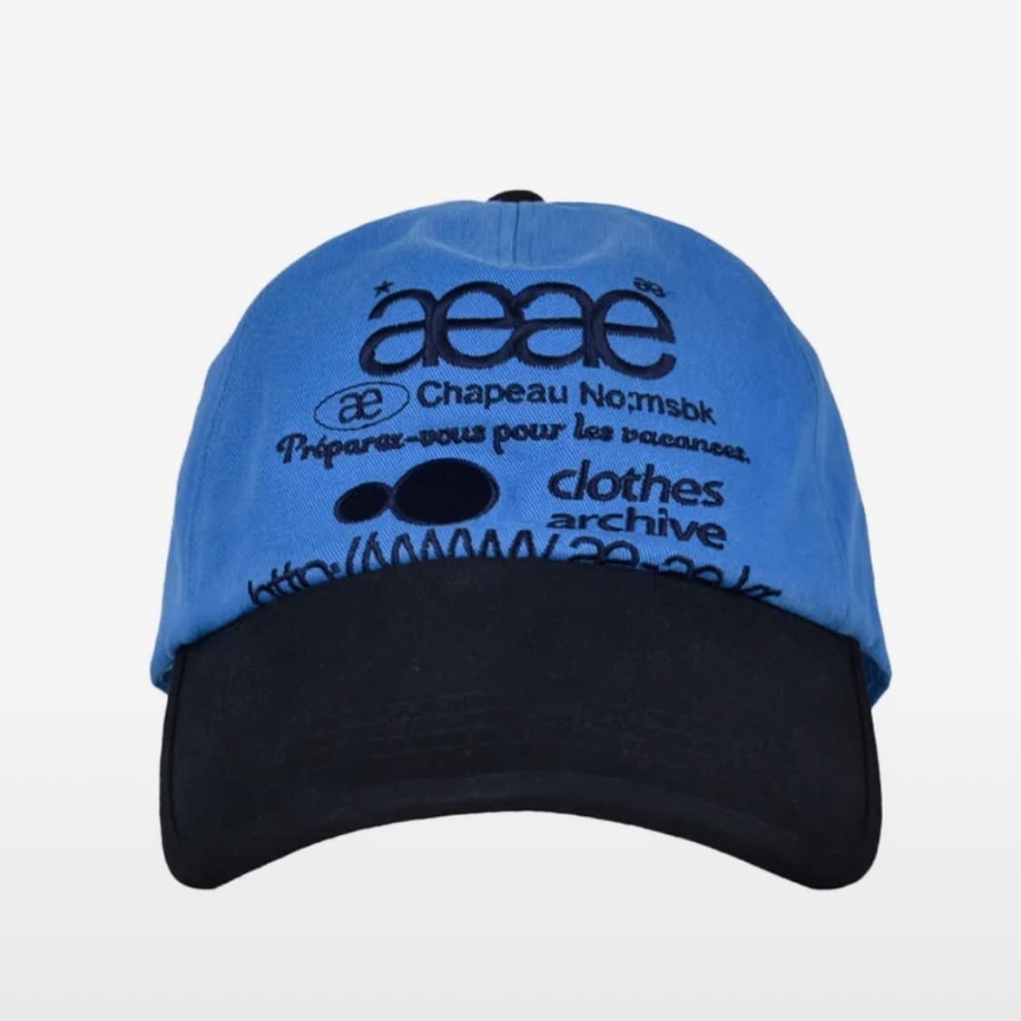 aeae WEB LOGO 5 PANNEL BALL CAP 상품이미지2