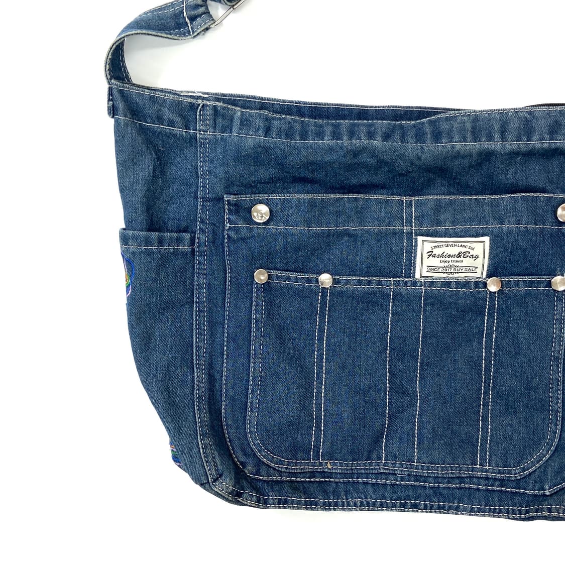 Vintage denim bag 상품이미지4